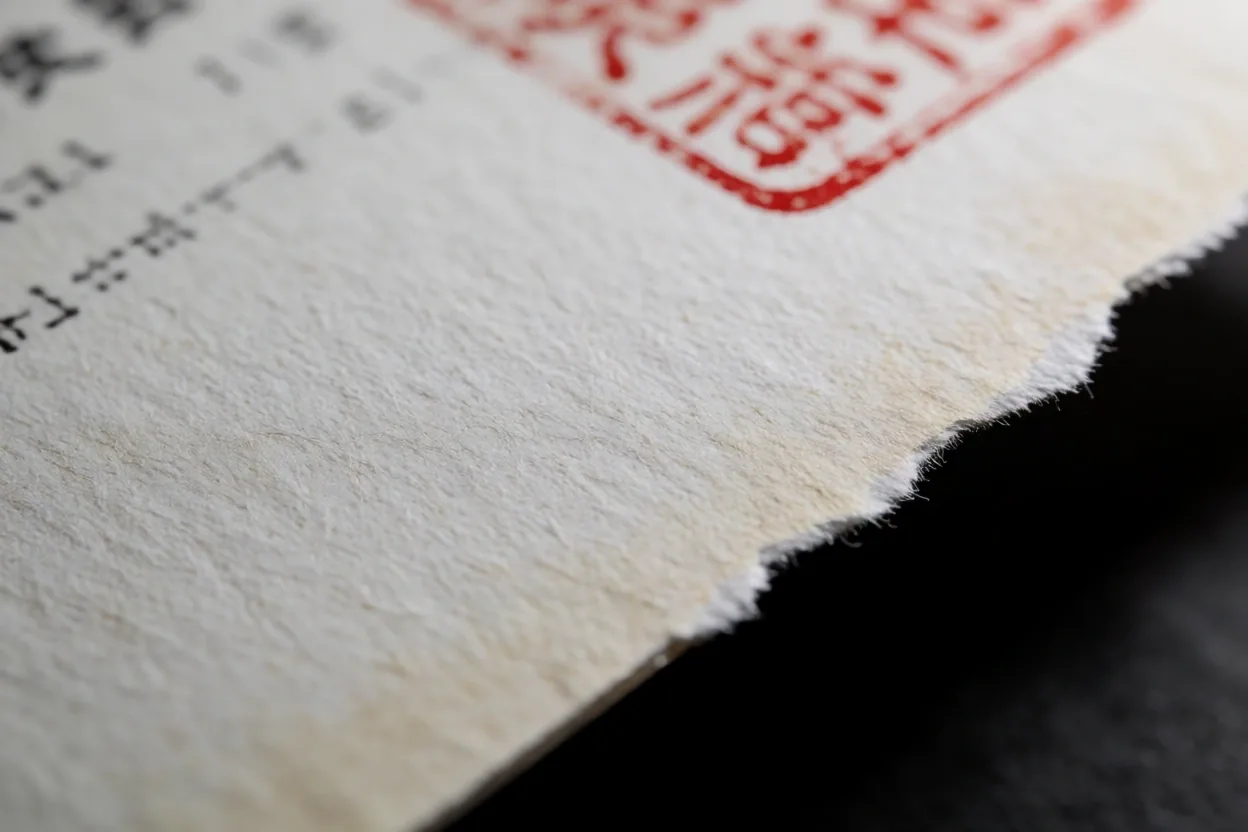 日本の公的な年金書類の接写